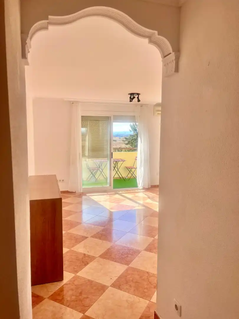 Wohnzimmer von Wohnung zur Miete in La Pobla de Farnals mit Klimaanlage, Terrasse und Möbliert