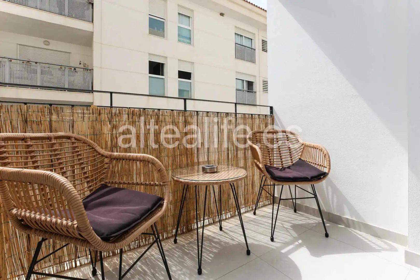 Terrace of Apartments for rent in Altea  with Air Conditioner, Furnished and Oven