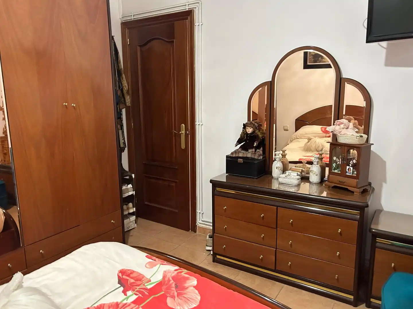 Schlafzimmer von Wohnung zum Verkauf in Mataró mit Heizung und Balkon