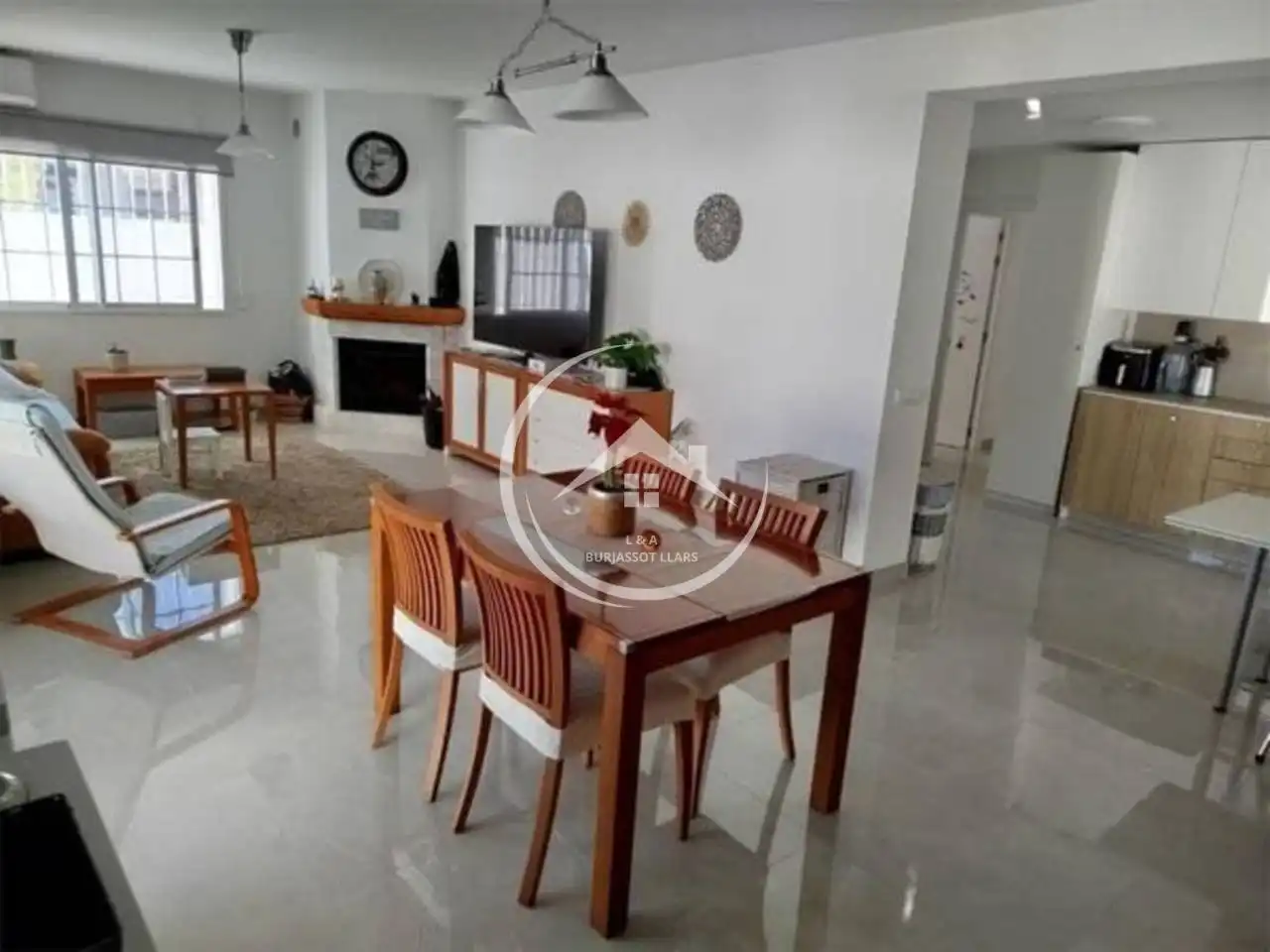 Menjador de Casa o xalet en venda en Riba-roja de Túria amb Aire condicionat, Jardí privat i Terrassa