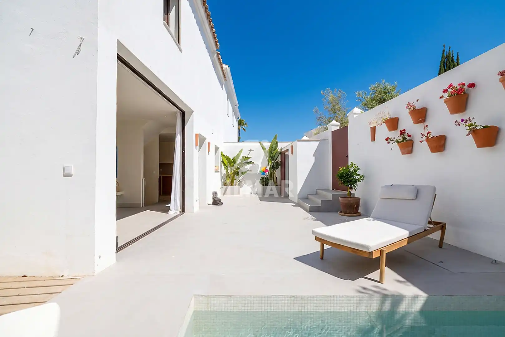 Terrace of Detached homes for sale in Marbella  with Heating, Private garden and Swimming Pool