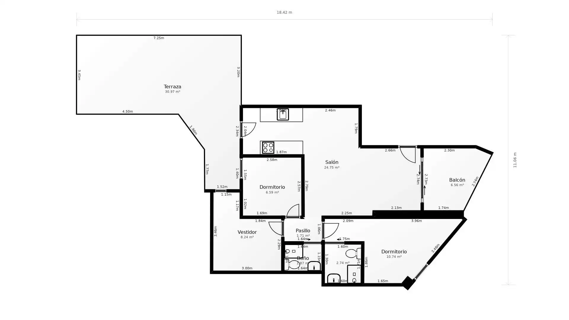 Wohnung zum Verkauf in Barx mit Terrasse und Abstellraum