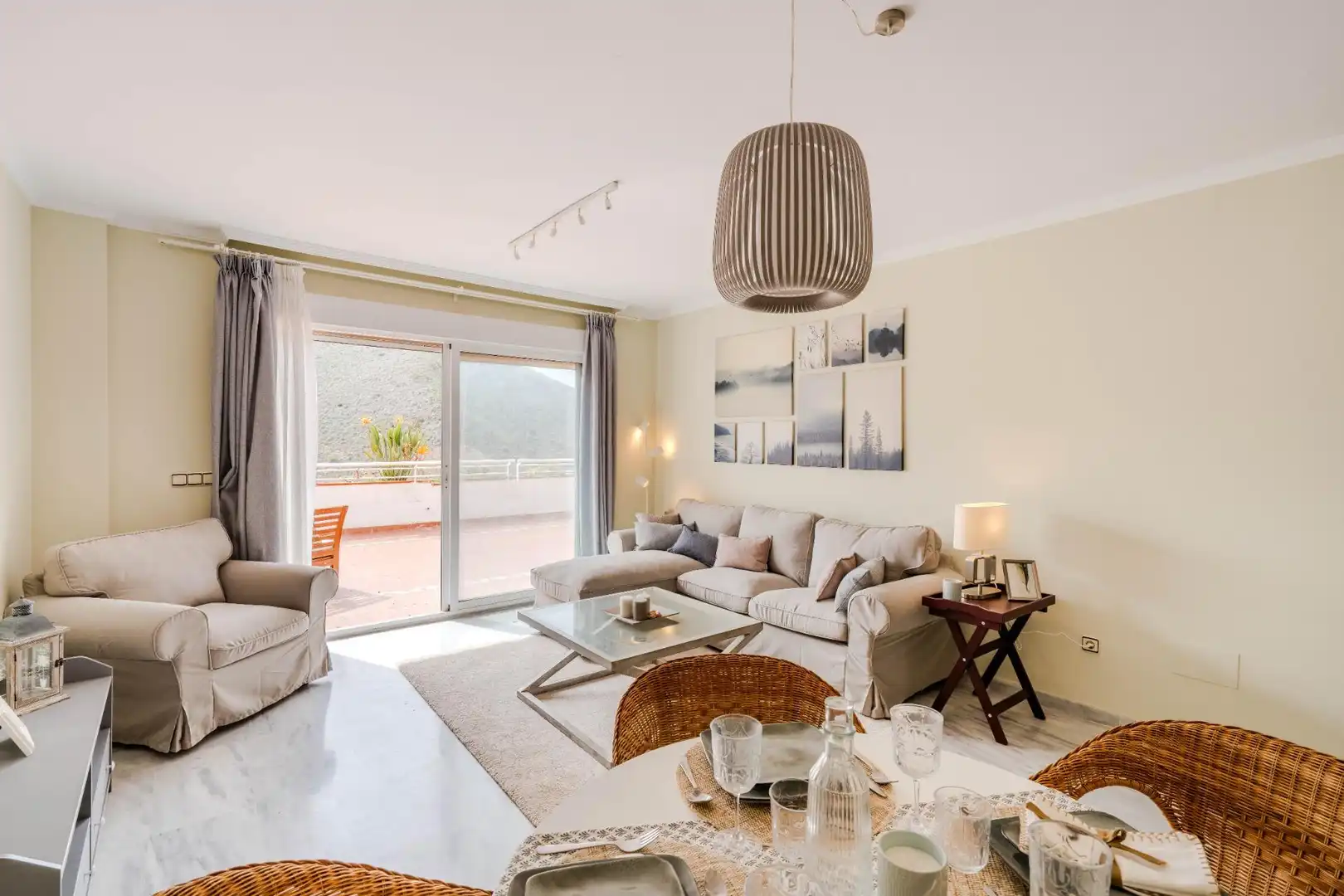 Sala de estar de Apartamento en venta en Carboneras con Aire acondicionado, Calefacción y Terraza