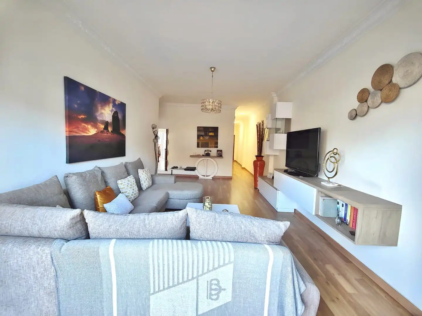 Sala de estar de Piso en venta en Güímar con Aire acondicionado, Terraza y Amueblado