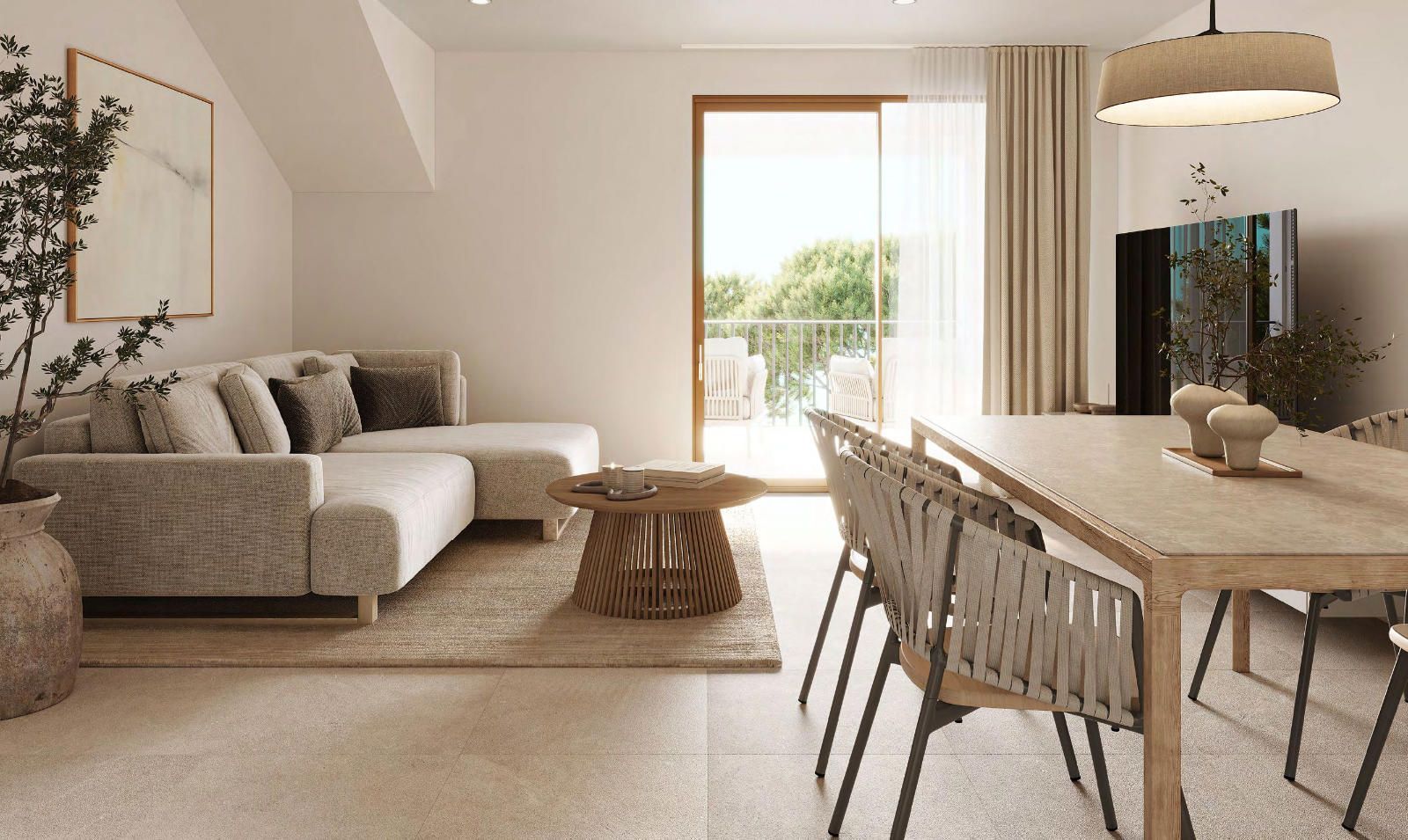 Sala d'estar de Apartament en venda en Bunyola amb Aire condicionat, Calefacció i Terrassa