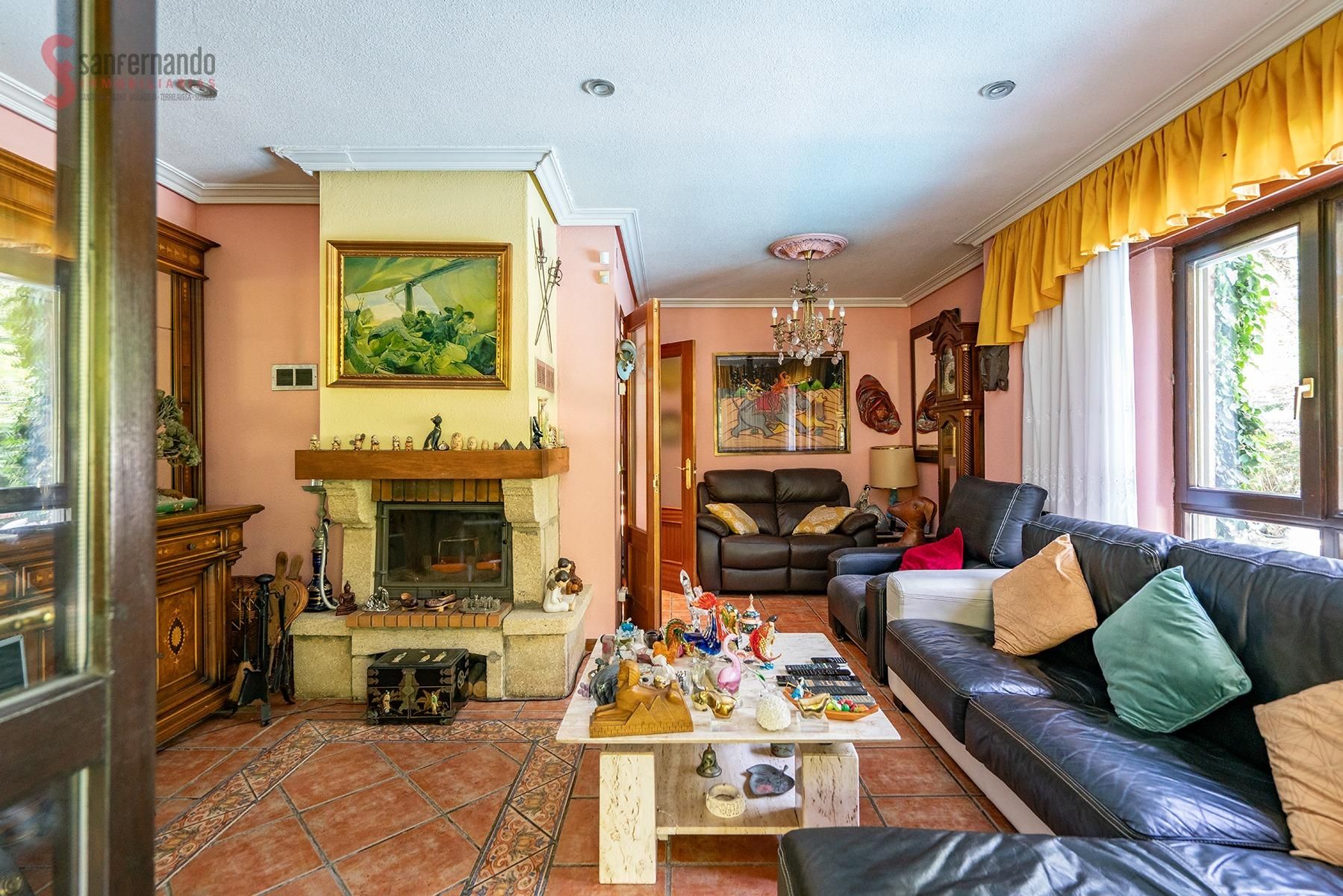 Living room of Single-family semi-detached for sale in Santander  with Heating, Private garden and Terrace
