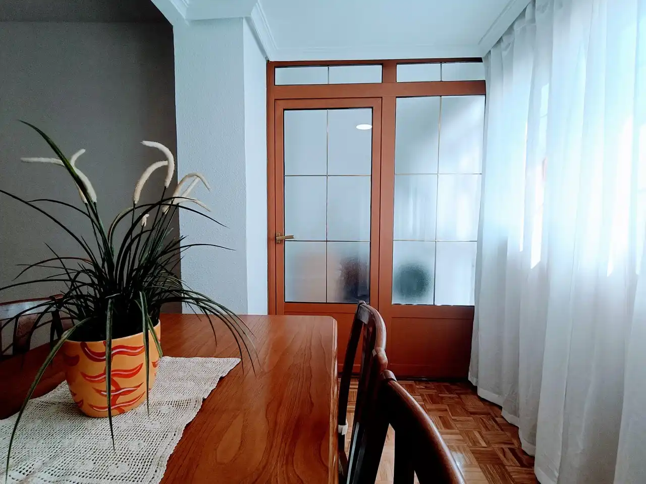 Comedor de Piso de alquiler en Madrid con Aire acondicionado, Calefacción y Parquet