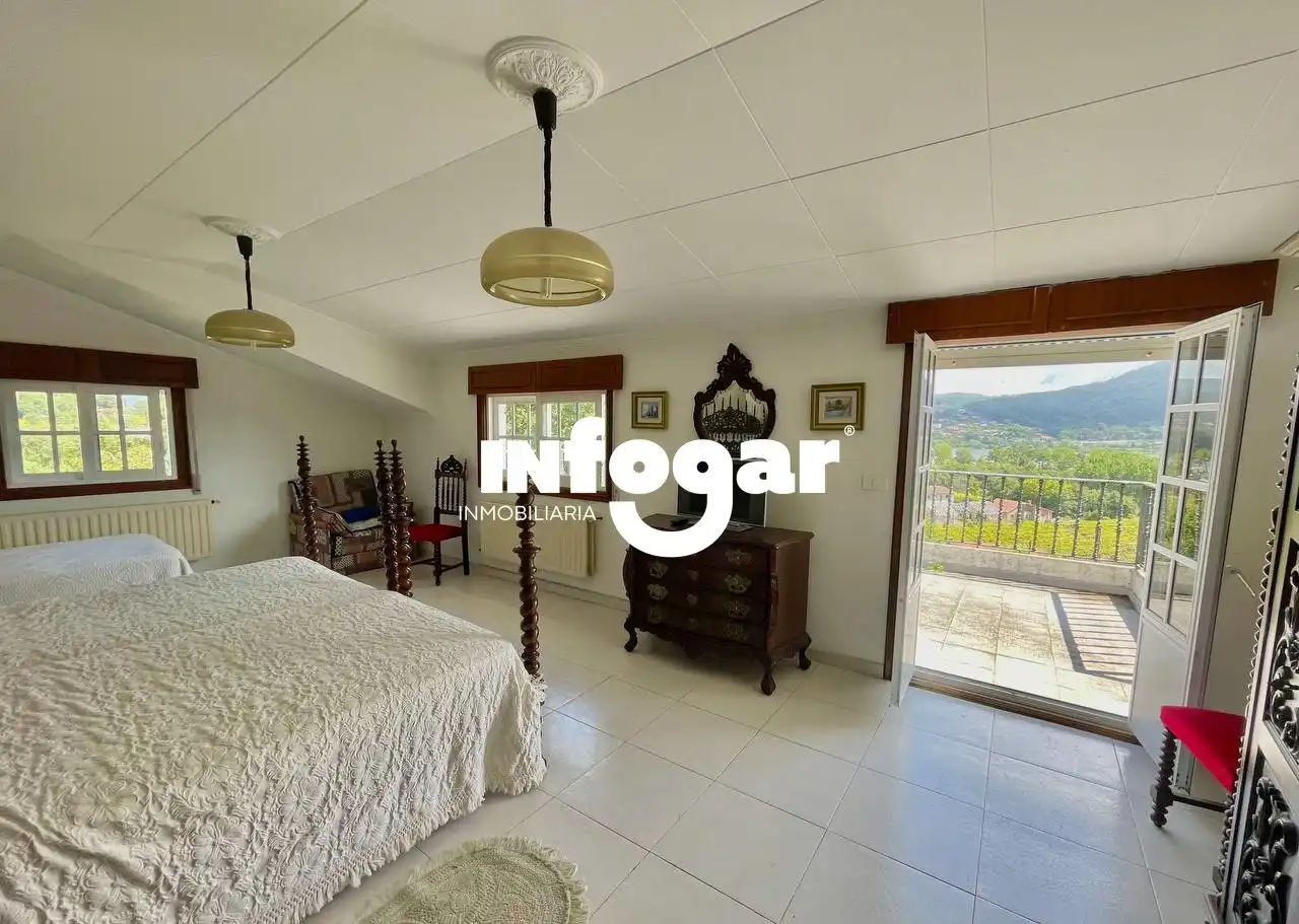 Bedroom of Houses for sale in O Rosal    with Heating, Private garden and Terrace