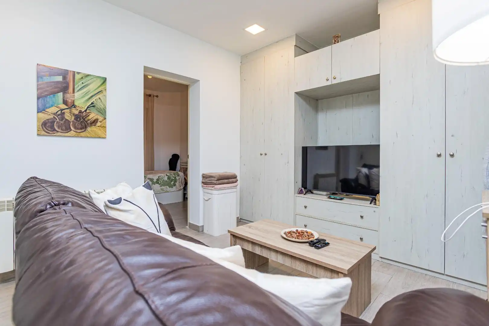 Wohnzimmer von Wohnung zur Miete in Madrid mit Heizung