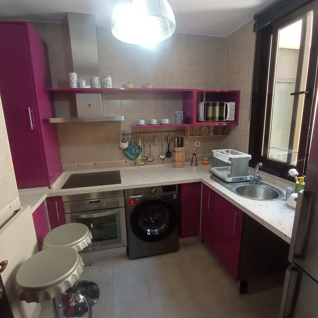Kitchen of Flat for rent in Málaga  with Air Conditioner and Furnished