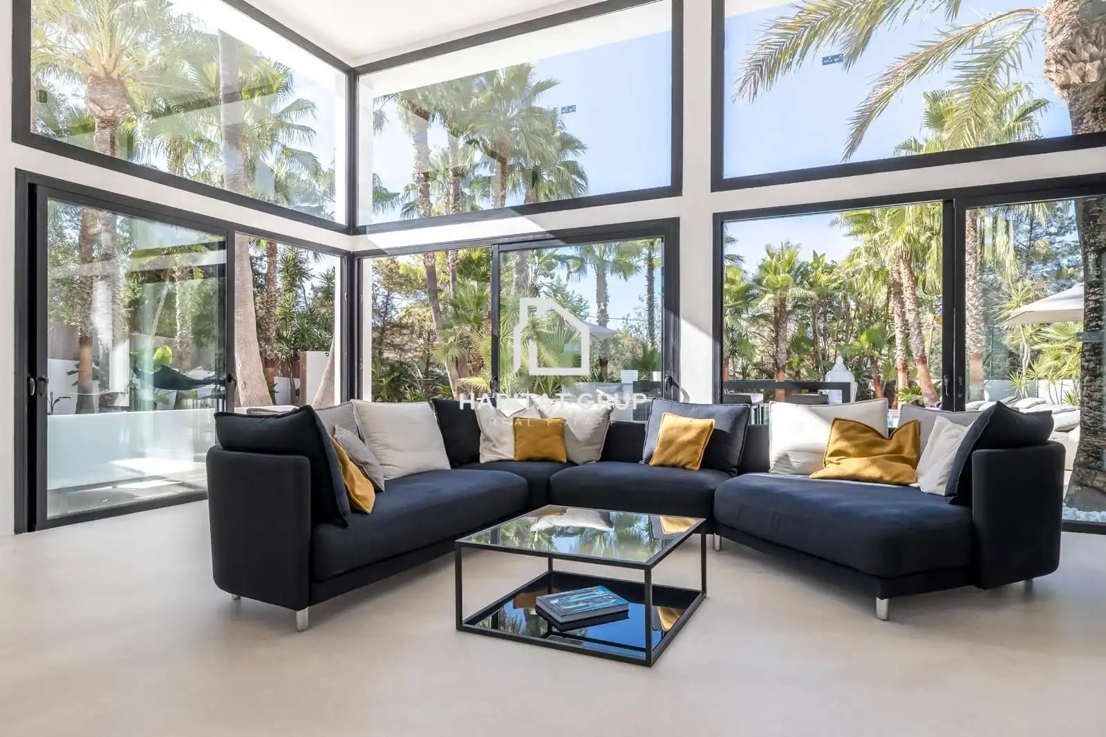 Sala d'estar de Casa o xalet de lloguer en Eivissa amb Aire condicionat, Calefacció i Jardí privat