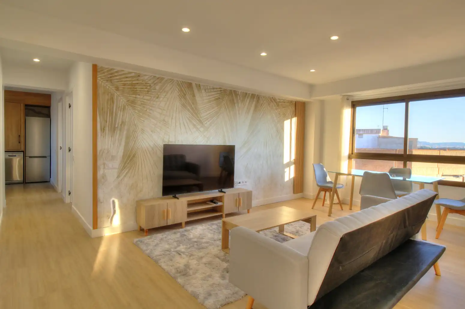 Sala de estar de Piso para compartir en Vila-real con Amueblado