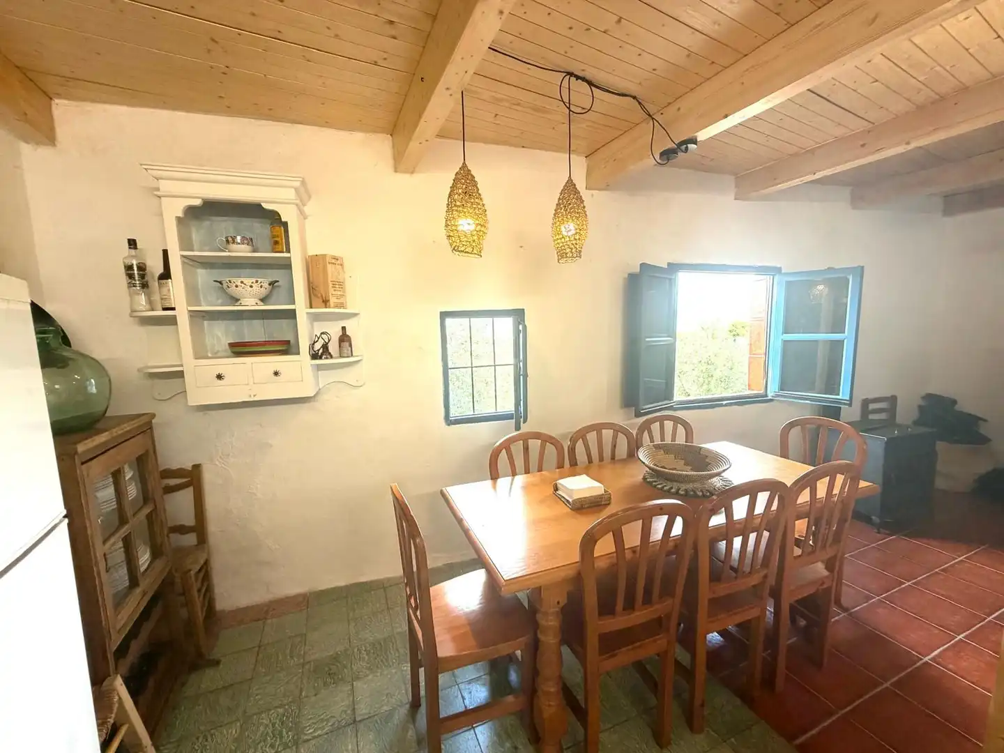 Dining room of Houses for sale in Iznájar  with Terrace and Furnished