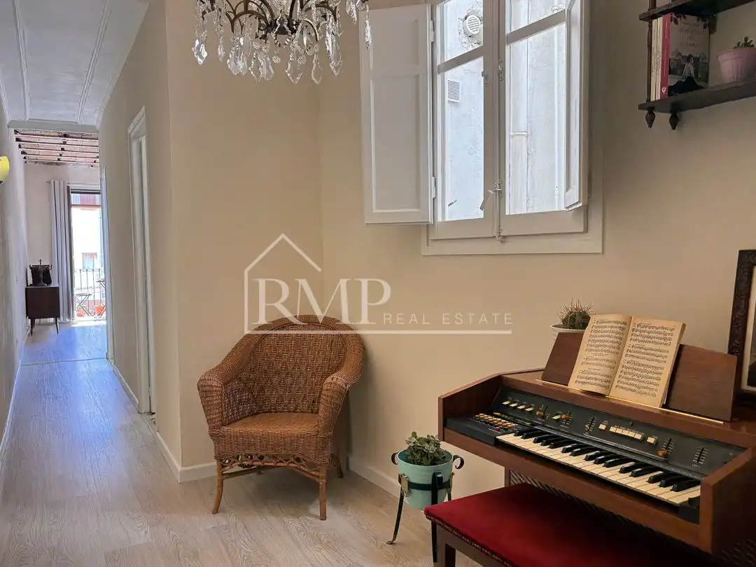 Sala de estar de Piso en venta en Barcelona con Terraza y Trastero