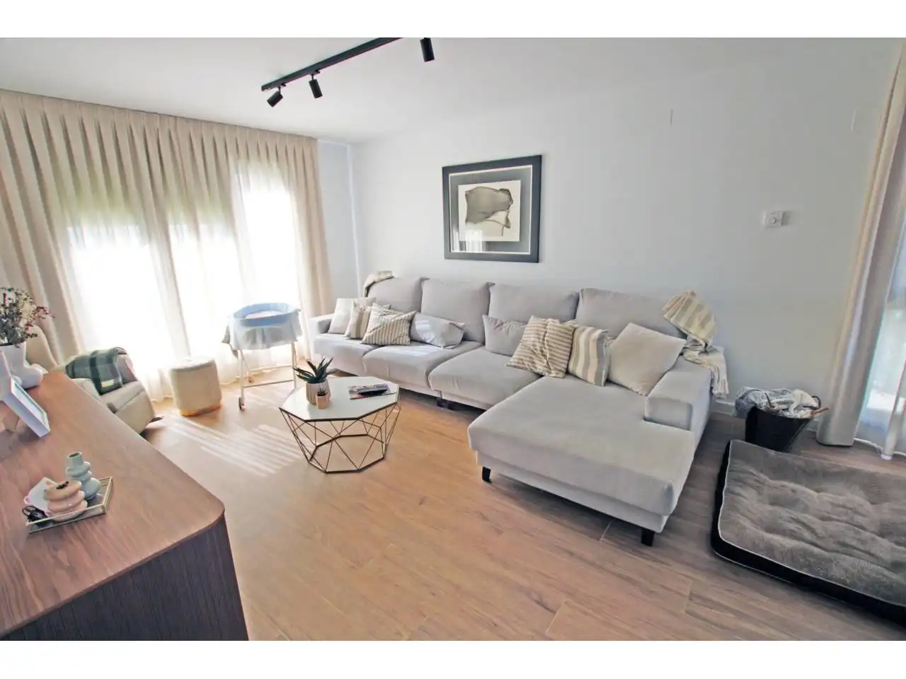 Living room of Detached homes for sale in Guadalajara  with Heating, Private garden and Swimming Pool