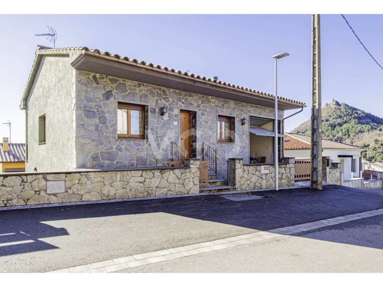 Exterior view of House or chalet for sale in Santa Maria de Besora  with Heating, Private garden and Terrace