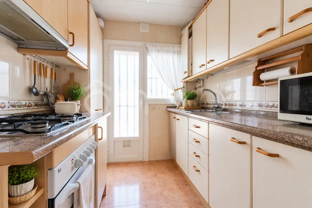 Cuina de Casa o xalet en venda en Cubelles amb Terrassa i Moblat
