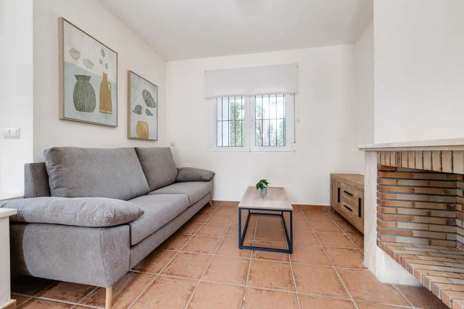 Sala de estar de Casa o chalet en venta en Fuente Álamo de Murcia con Piscina