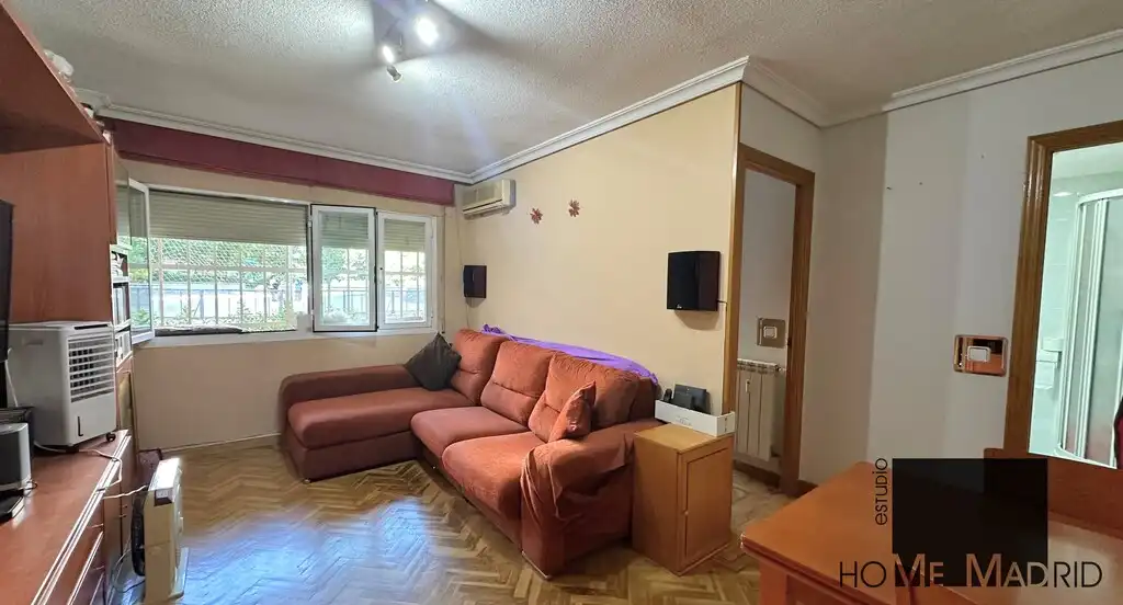 Wohnzimmer von Wohnung zum Verkauf in Madrid mit Heizung und Parkett
