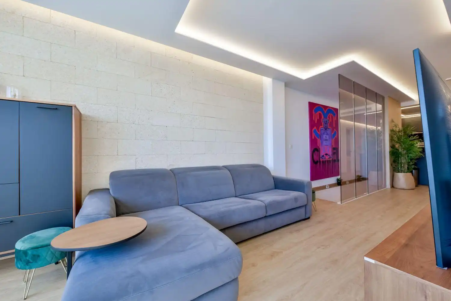 Living room of Duplexes for sale in Altea  with Air Conditioner and Swimming Pool