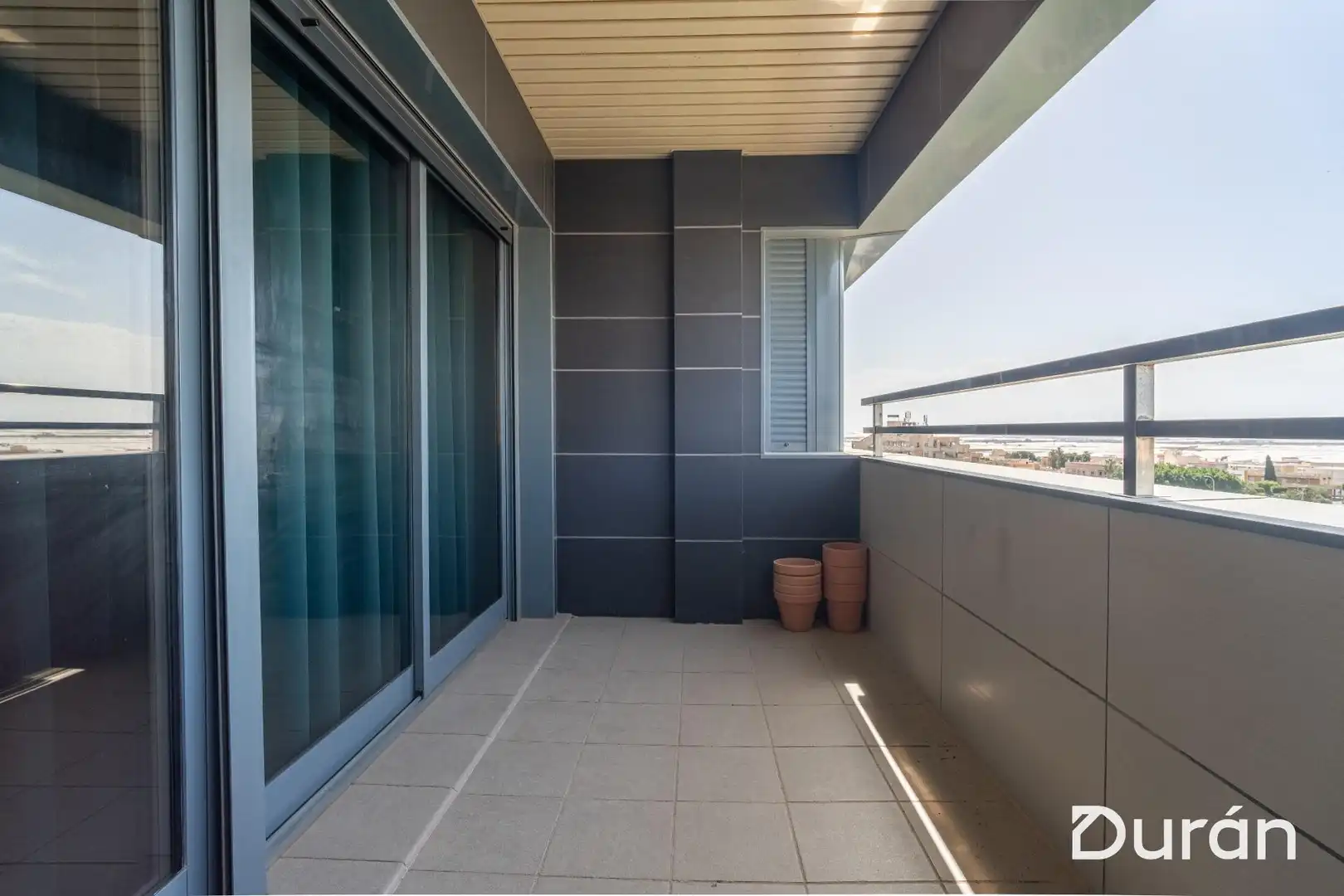 Balcony of Flat for sale in El Ejido  with Parquet flooring, Terrace and Furnished