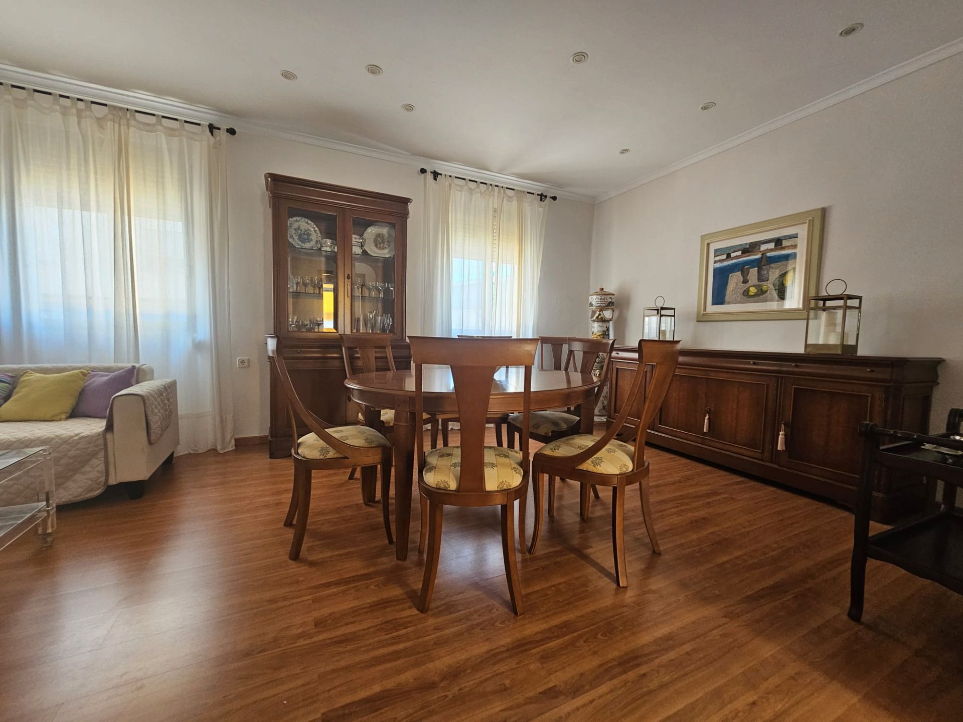 Dining room of Flat for sale in Gandia  with Air Conditioner and Balcony