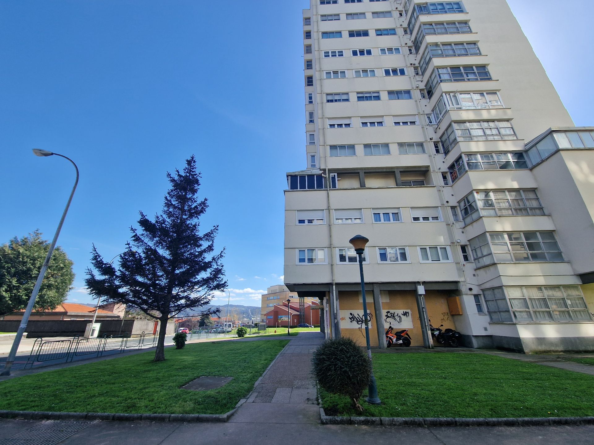 Exterior view of Flat for sale in Ferrol  with Heating, Terrace and Furnished