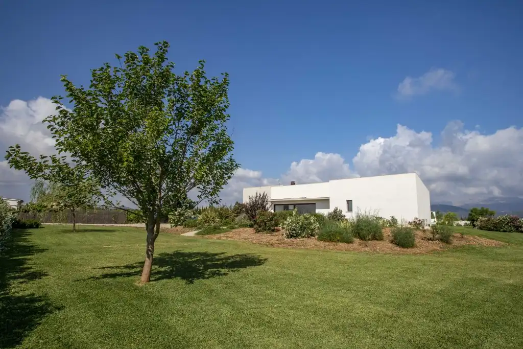 Vista exterior de Finca rústica en venta en Sa Pobla con Aire acondicionado, Jardín privado y Terraza