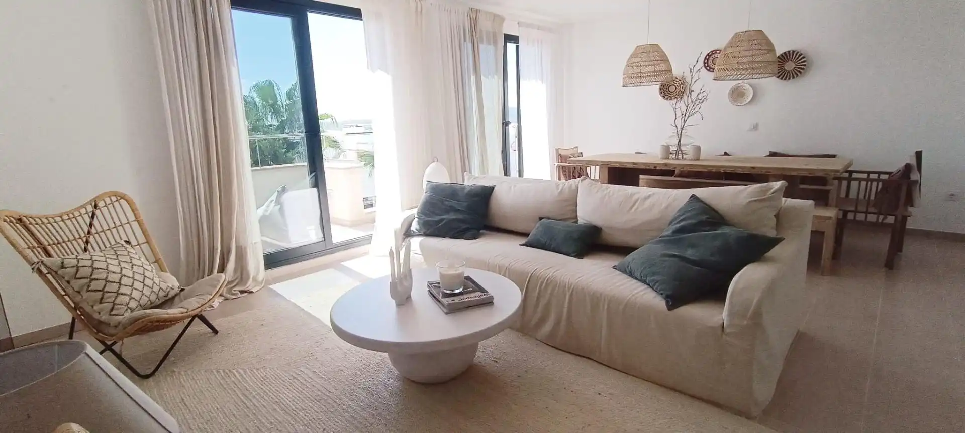 Sala de estar de Casa adosada en venta en Es Mercadal con Aire acondicionado, Calefacción y Terraza