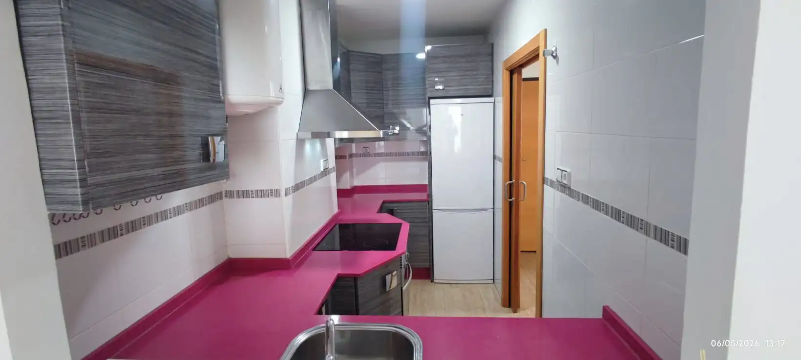 Kitchen of Flat for sale in Cartagena  with Air Conditioner and Furnished