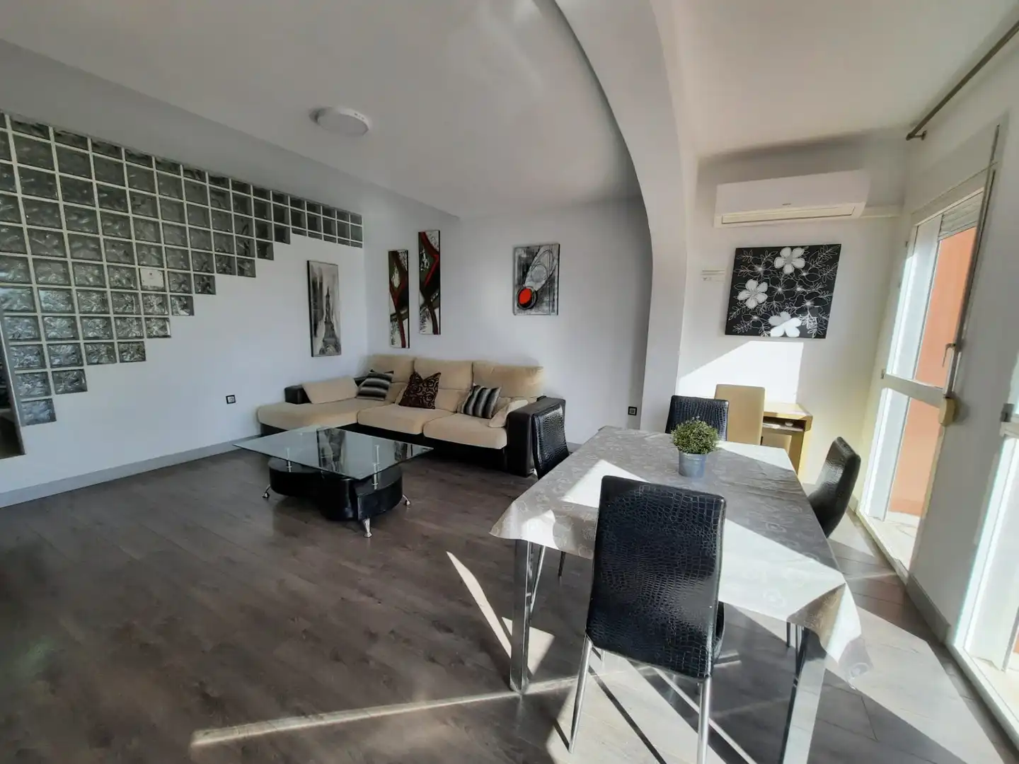 Living room of Attic for sale in Torremolinos  with Air Conditioner, Terrace and Furnished
