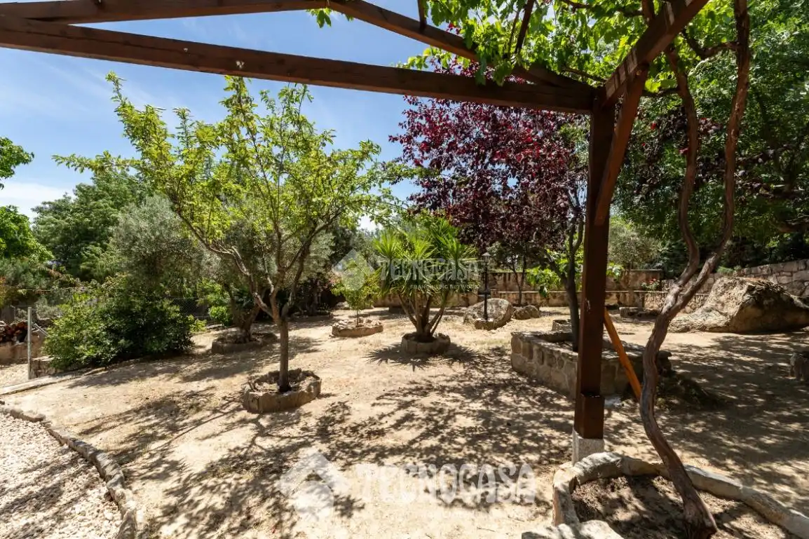 Jardín de Casa o chalet en venta en Hoyo de Manzanares con Calefacción y Piscina