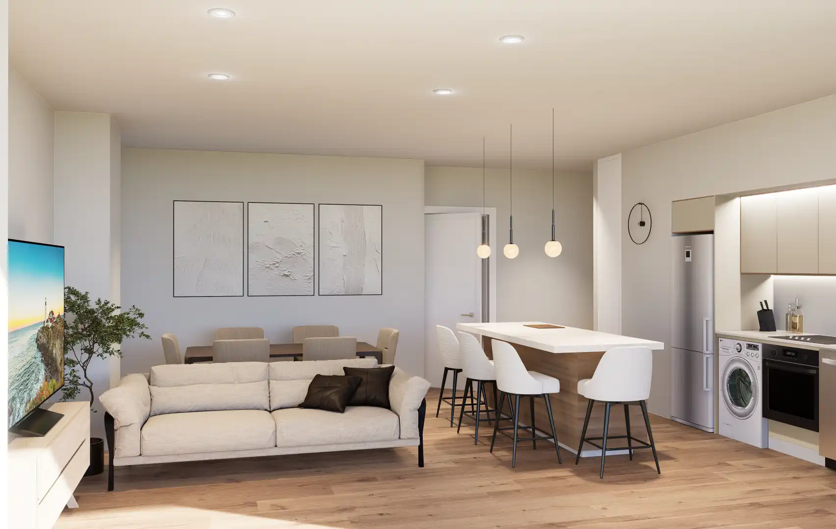Neubau-Apartment mit Aufzug zum Verkauf in Calle Juan Pablo II 41R, imagen 2