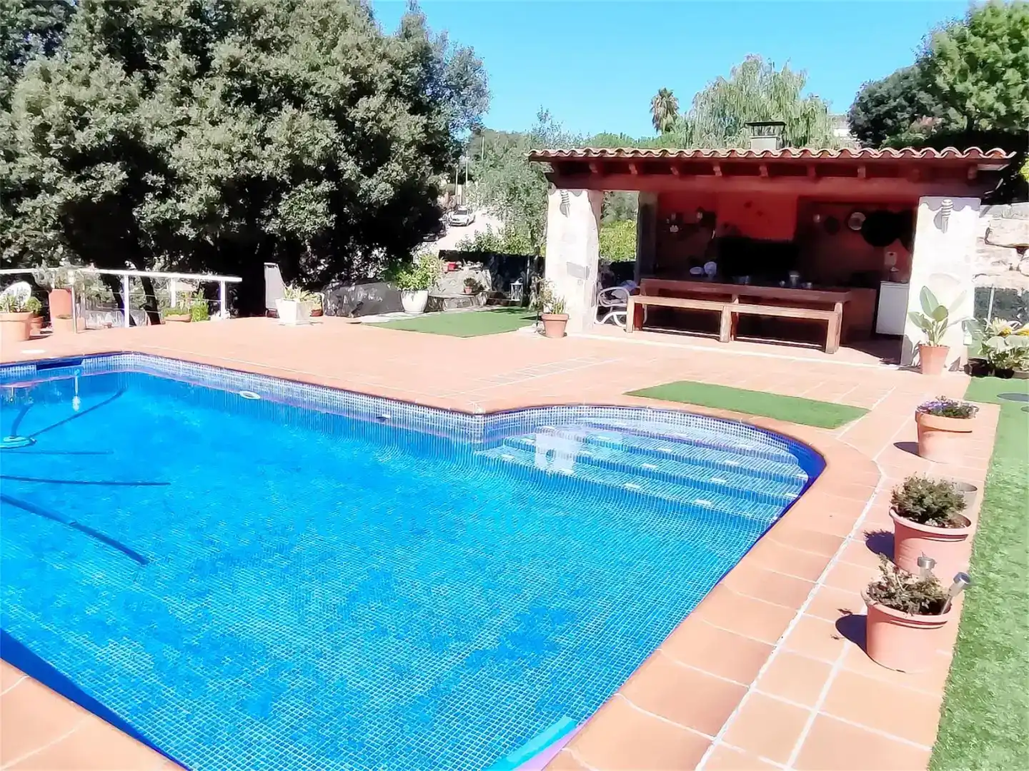 Piscina de Casa o chalet en venta en Caldes de Montbui