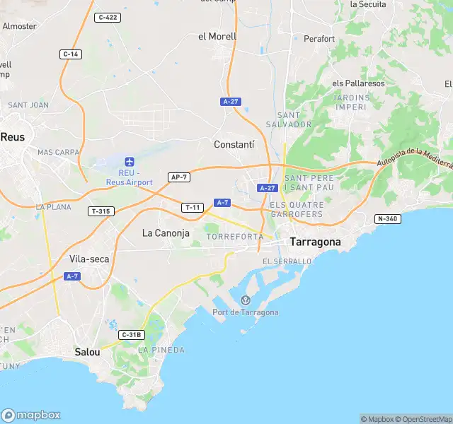 Vista exterior de Pis en venda en Tarragona