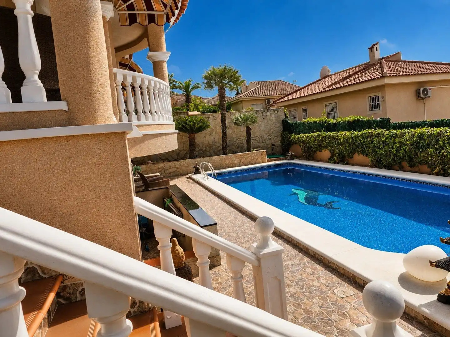 Swimming pool of Houses for sale in Rojales  with Private garden, Terrace and Swimming Pool