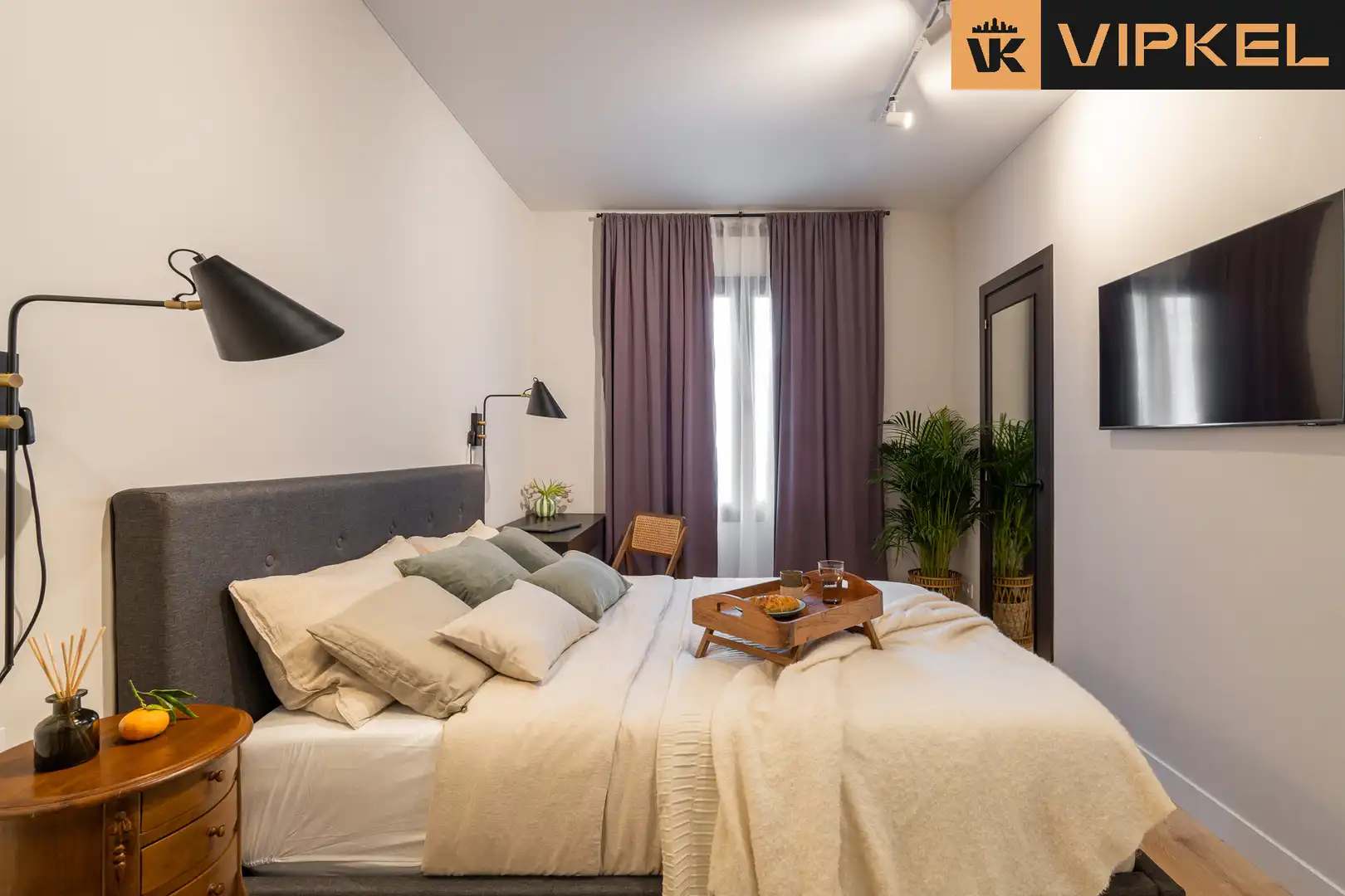 Bedroom of Flat for sale in Barcelona  with Air Conditioner, Heating and Furnished