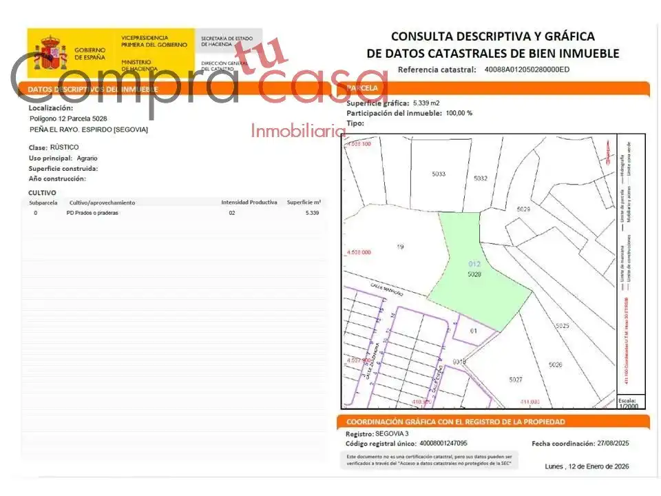 Rustikales Grundstück zum Verkauf in Calle Peña el Rayo
