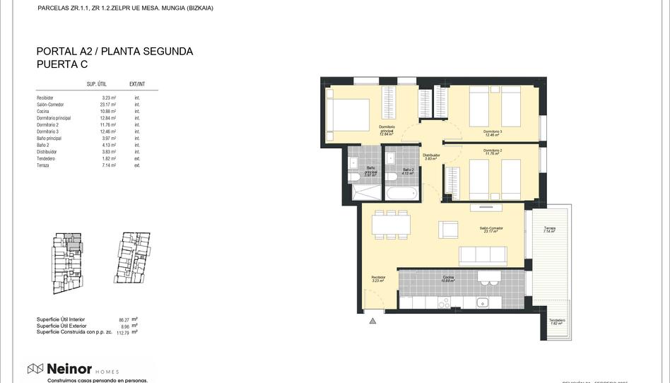 Photo 1 from new construction home in Flat for sale in   Calle Lauaxeta Olerkari, Mungia, Bizkaia