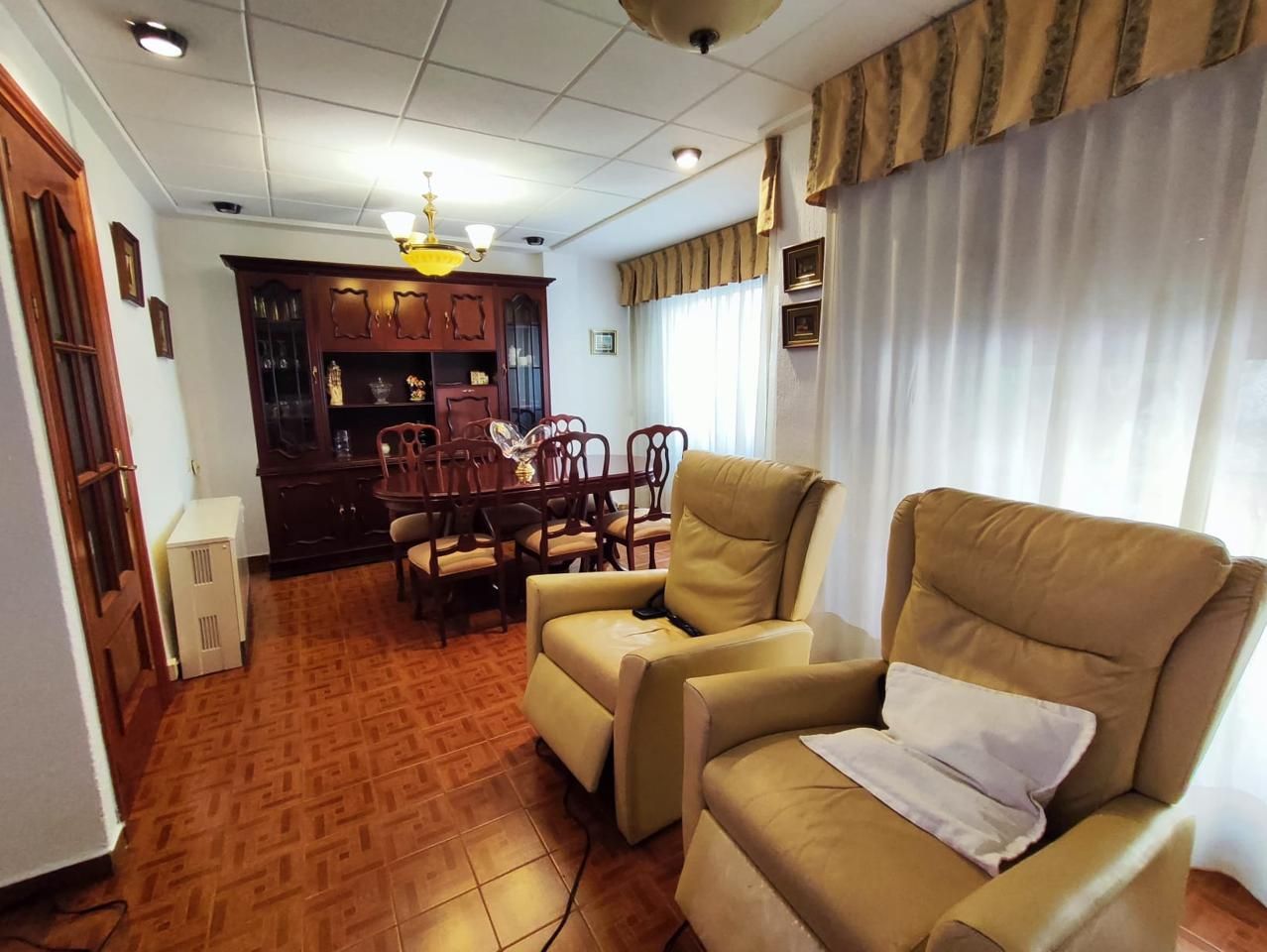 Living room of Flat to rent in  Albacete Capital  with Air Conditioner, Terrace and Furnished