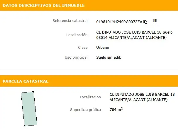 Wohnbaugrundstück zum Verkauf in Calle Diputado José Luis Barceló 18, imagen 2