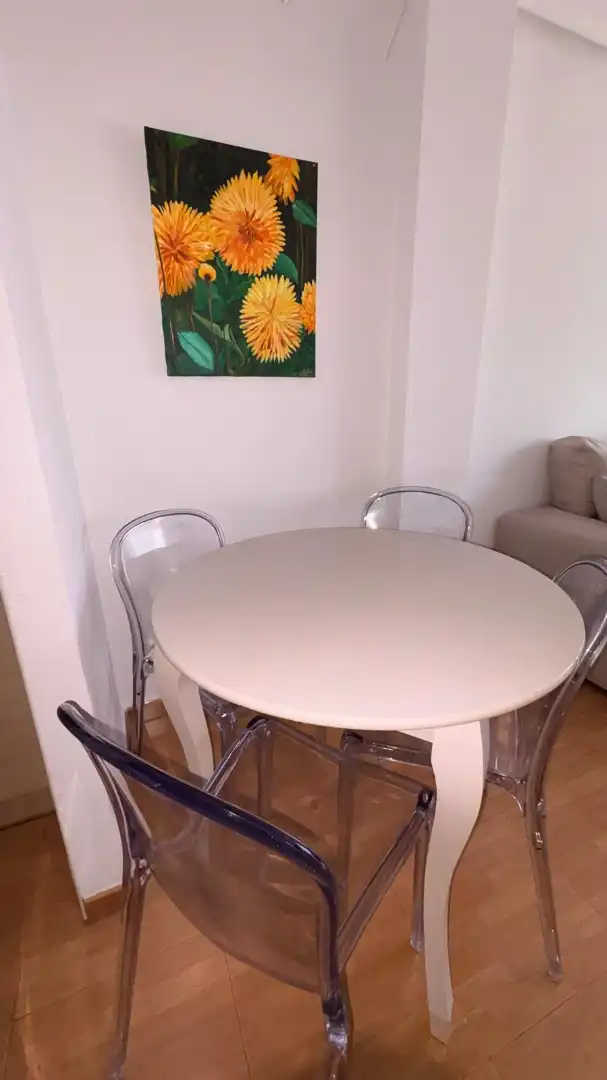 Esszimmer von Wohnung zur Miete in Santa Pola mit Klimaanlage, Abstellraum und Möbliert