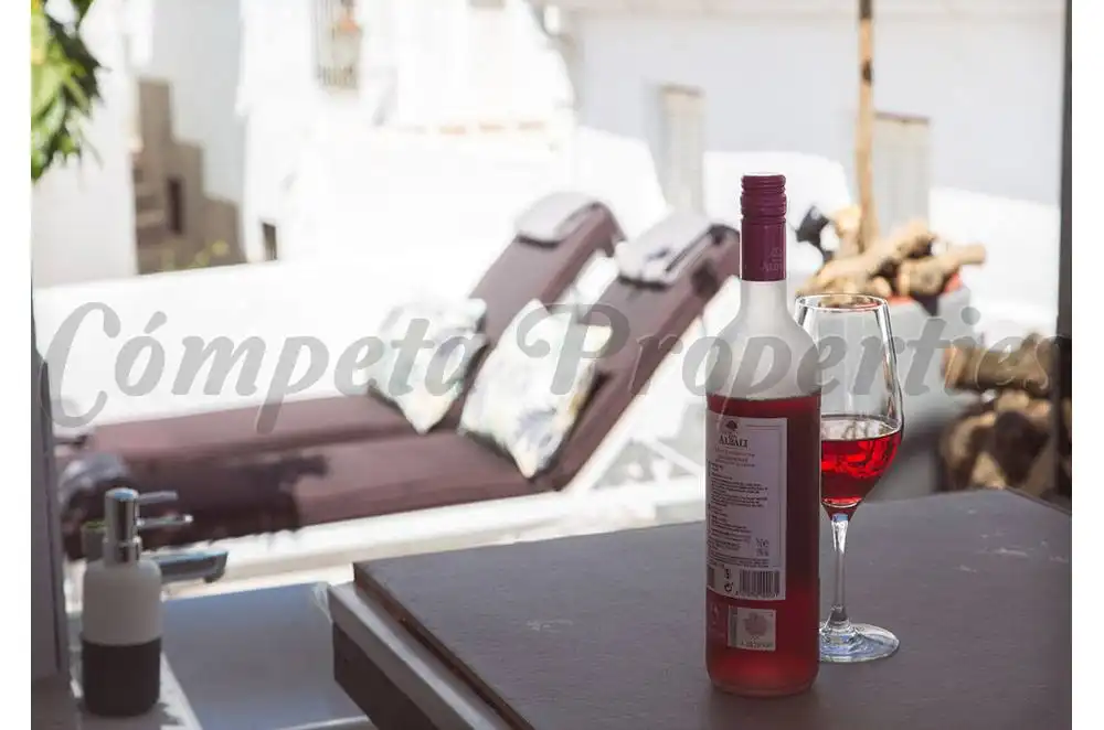 Vista exterior de Casa o chalet en venta en Cómpeta con Aire acondicionado, Terraza y Amueblado