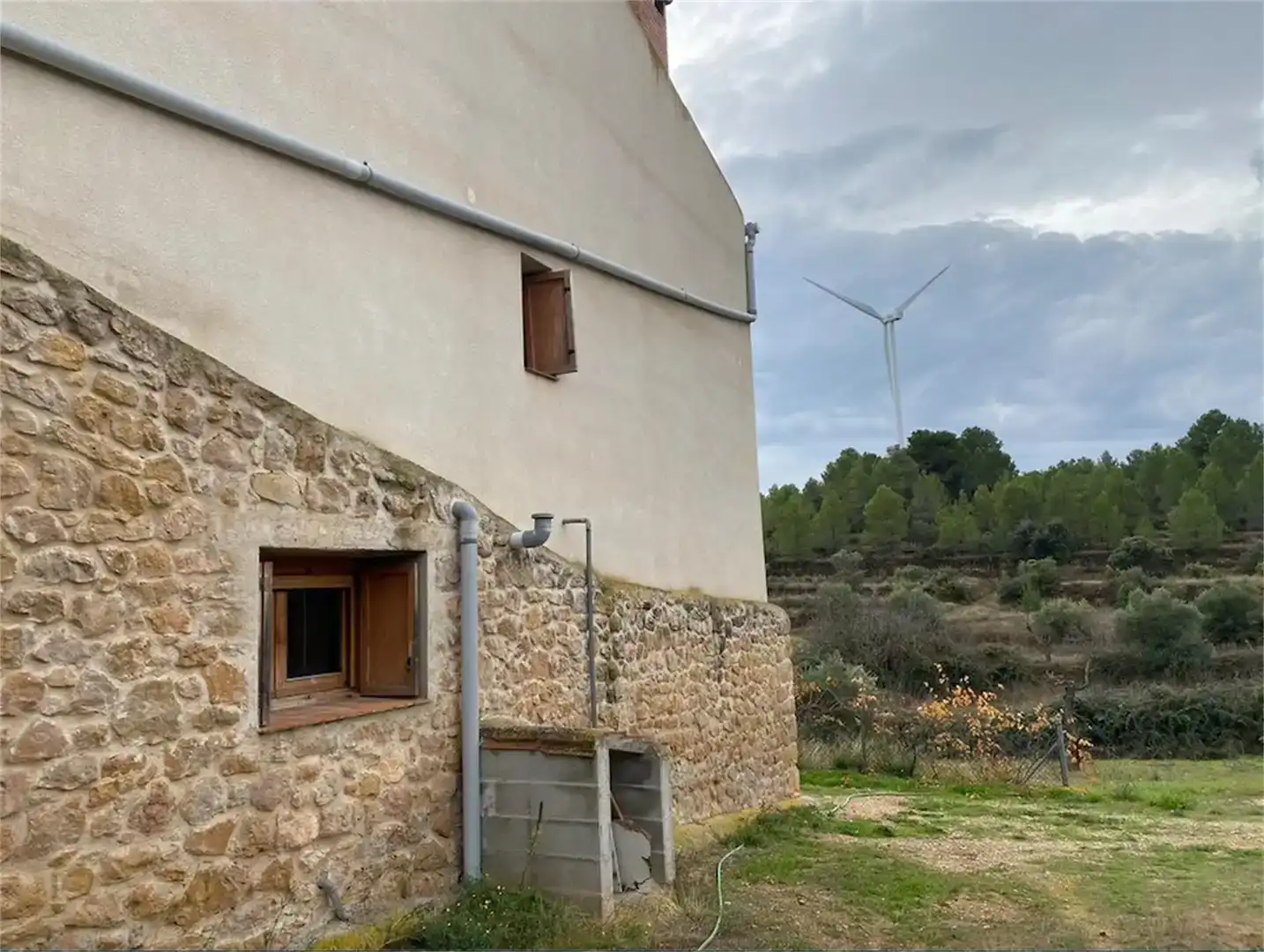 Vista exterior de Finca rústica en venta en La Granadella con Jardín privado, Amueblado y TV