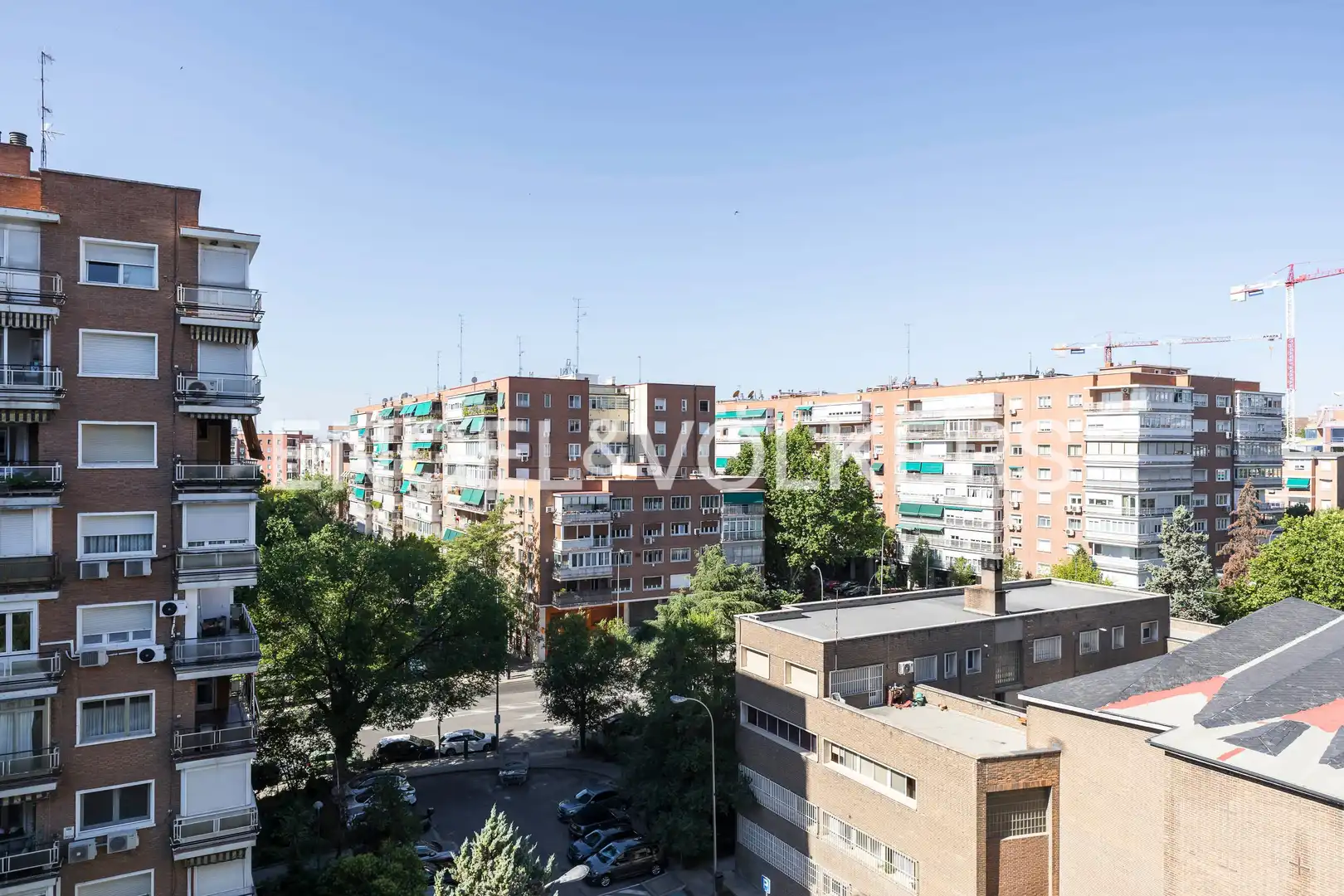 Exterior view of Flat for rent in Madrid  with Air Conditioner, Heating and Parquet flooring