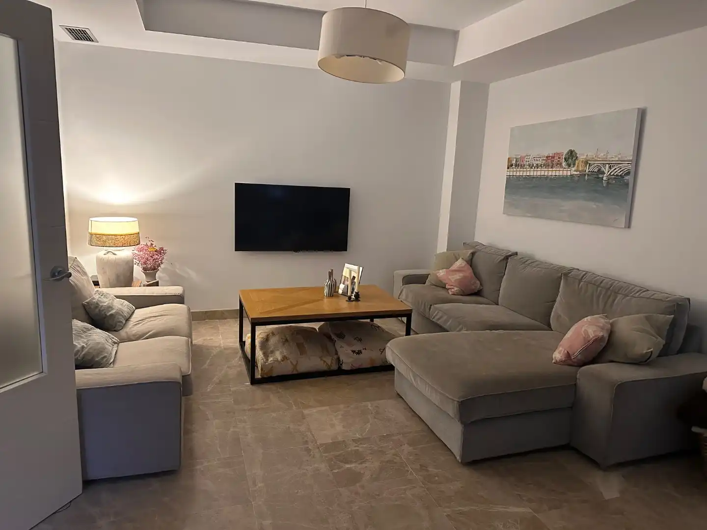 Living room of Houses for sale in Tomares  with Air Conditioner and Terrace