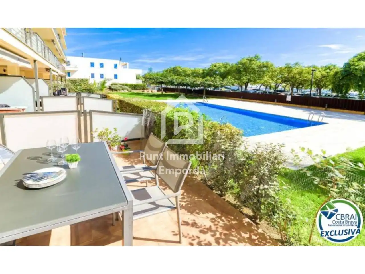 Exterior view of Houses for sale in Roses  with Air Conditioner, Heating and Terrace