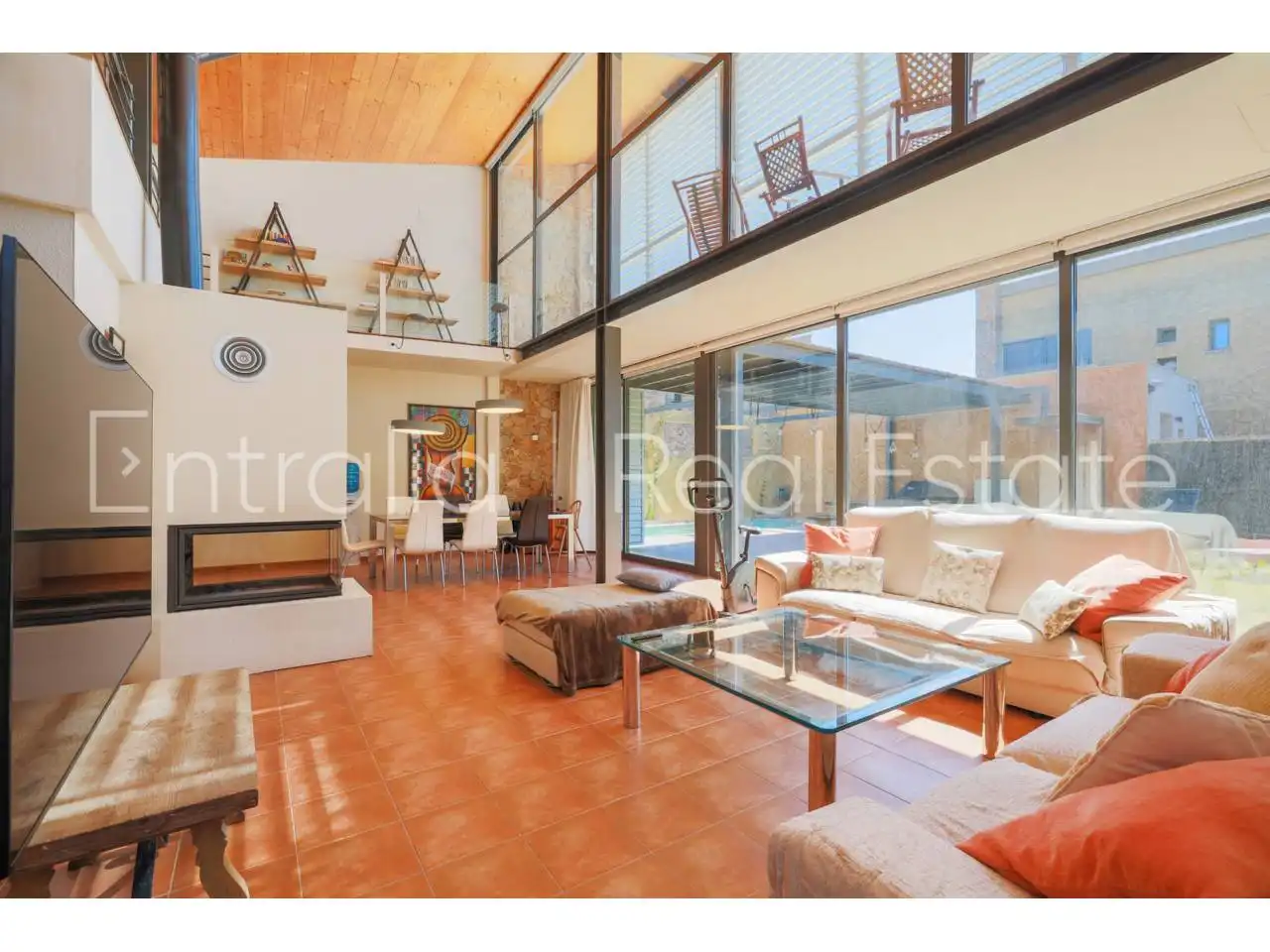 Sala de estar de Casa o chalet en venta en Albons con Aire acondicionado, Calefacción y Jardín privado