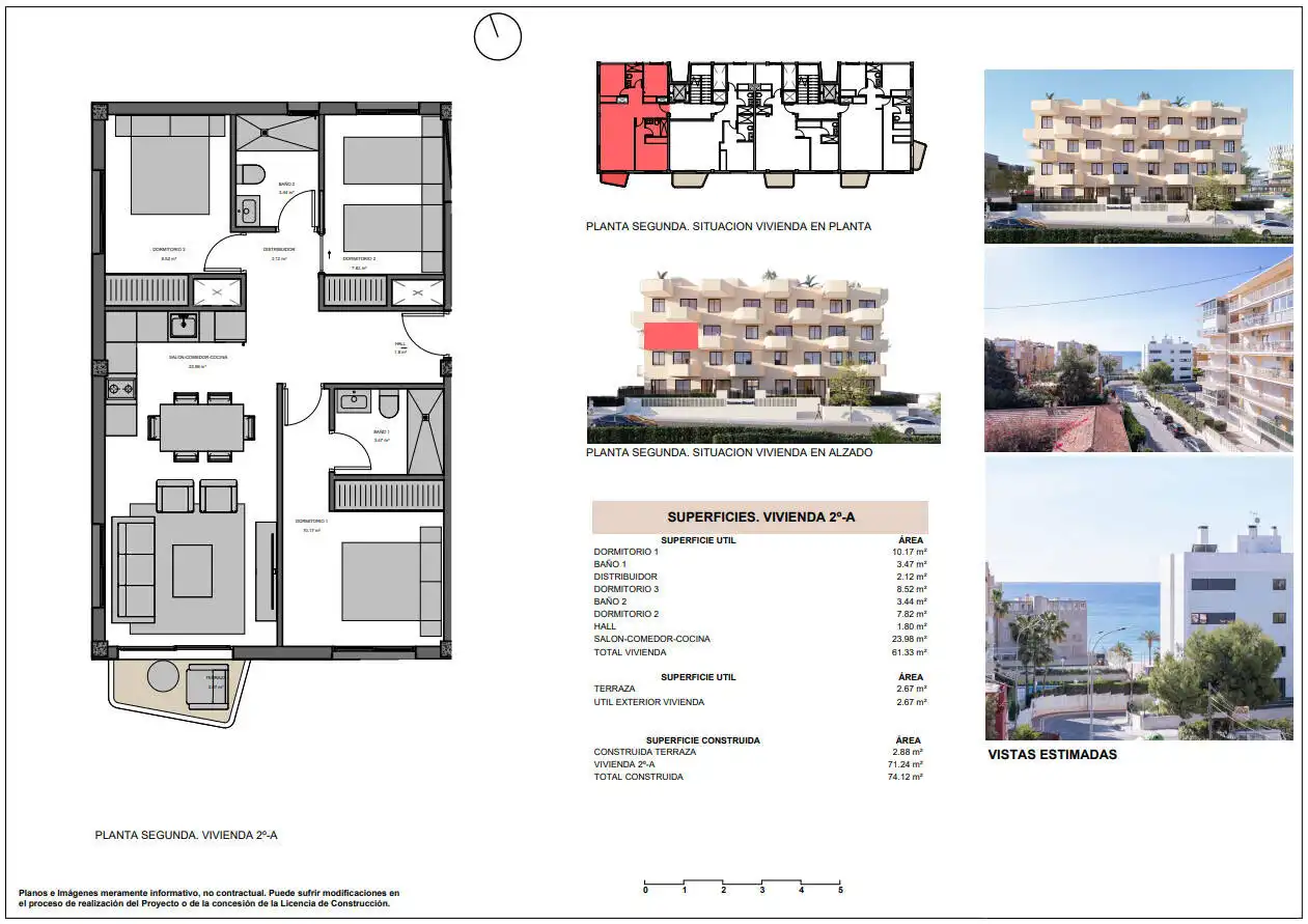 Apartment with terrace for sale in Playa Muchavista, imagen 16