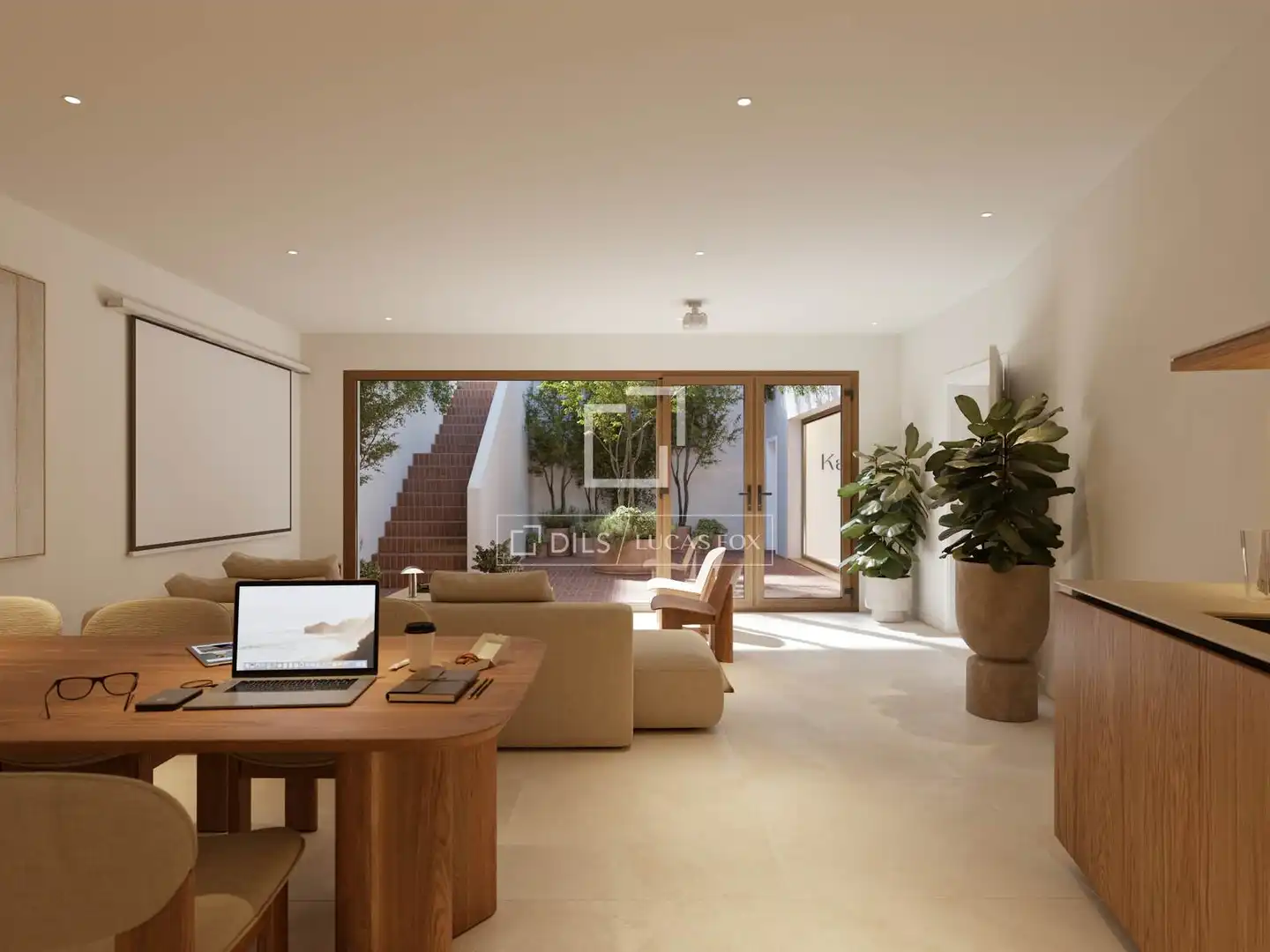 Living room of Flat for sale in Benicasim / Benicàssim  with Air Conditioner, Private garden and Terrace